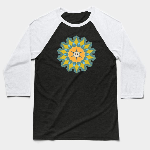 Egyptian decorative Mandala art historical repeated pattern Premium T-Shirt Baseball T-Shirt by Vector Pro